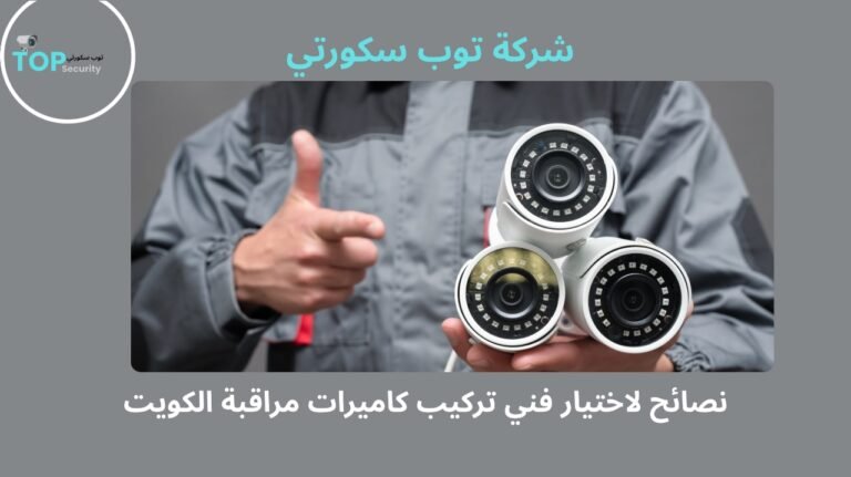 فني تركيب كاميرات مراقبة الكويت